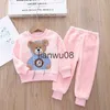 Clothing Sets Children's Clothes 2pcs Winter New Baby Boys Girls Outfits Toddler Pajamas for Kids 1 2 3 4 5 6 Years Soft Home Clothes Korean x0828