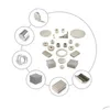 Magnets Wholesale 10Pcs Strong Rare Earth Ndfeb Magnet 10 X 10Mm Neo Neodymium N50 Craft Model Disc Sheet 1010 Mm Drop Delivery Office Dh3Df