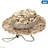 Bérets seau chapeau unisexe militaire camouflage large bord confortable en plein air 1PC mode décontracté pêche chasse Boonie casquette
