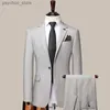 Hohe Qualität (Anzug + Hose) Herren koreanische Version vier Jahreszeiten lässig schlank Mode Business Gentleman Anzug zweiteiliger Anzug Q230828