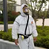 Indumenti protettivi Maschera di sicurezza sul lavoro portatile a pieno facciale alimentata elettricamente Respiratore per gas chimici per saldatura industriale Verniciatura a spruzzo HKD230825