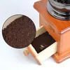 Manual Coffee Grinders Grinder Vintage Retro Hand Crank Wooden Highquality Metal Bean Mill Kitchen Gadgets 230828