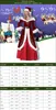 Unisex Christmas Set Costume, Pares julkläder för festlig cosplay