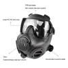 Indumenti protettivi Protettivo Tattico Respiratore Maschera Maschera antigas a pieno facciale per Airsoft Tiro Caccia Equitazione CS Gioco Protezione cosplay HKD230824