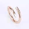 Designer Ring Luxury Jewelry Midi love Rings For Women Titanium Steel Alloy Gold-Plated Process Fashion Accessories Never Fade Not Allergic