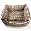 High-end Big and Small Dogs Type Dog Kennel Removable and Washable Warm Fashion Brand Pet Bed