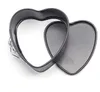 1Pc Teglie Bakeware Cucina Stampo per dolci Love Heart Shape teglia in carbonio pesante Antiaderente Slipknot Vassoio base rimovibile ZXH HKD230828