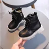 Boots New Spring and Autumn Children's Boots and Girls Soft Sole على slip zipper Fashion Single Boot Baby Walking Shoes L0828