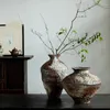 Vases Porcelain Black Nordic Interior Flower Vase Ceramic Ikebana High Floor Dry Grass Luxury Maceteros Home Decoration YX50VS