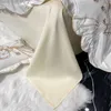 Bedding sets Luxury Gold Feather Embroidery Egyptian Cotton Champagne/Light Yellow Patchwork Duvet Cover Bed Sheet Pillowcases Bedding Set 230827