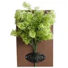 Decoratieve bloemen kunstplant wandgemonteerd hangend ornament voor thuis