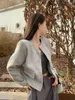 Vestes pour femmes, début d'automne, mode coréenne, couleur unie, manteau polyvalent, tempérament court, haut, vêtements féminins, 2023