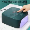 Nageltorkar 48W Mörkgrön nagellampa (22.521.511.5cm) UV -lamp Nagel torktumlare 33 Lamppärlor LED FAST Torkinställning Gel Polish Nail Curing Lamp* X0828