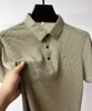 Polos para hombres Polo de marca de verano Camisa polo transpirable de manga corta para hombres de alta calidad Polo informal de negocios que absorbe el sudor para hombres 230828