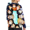 Herensweaters Heren sweatshirt voor dames Grappige Haikyuu!!! Karakters Cirkelprint Casual hoodie Streatwear