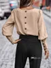 2023 Womens Autumn New Shirts Women's Style Commuter Long Sleeve Top Blouse