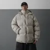 Parkas pour hommes Hommes Japonais Streetwear Cuir Puffer Veste Hommes Hip Hop Noir Hiver Bulle Vestes Manteaux Couple Coréen Parka 230828