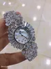 Bangle Jankelly AAA Zircon Elements Leaf Austrian Crystal Bracelet Watch for Wedding Party Fashion Jewelry Made with Wholesale 230828