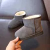 Ботинки дети снежные сапоги детские девочки зимняя обувь для мальчиков детские детские кроссовки бежевый малыш L0828