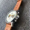 Andra klockor Luxury Brand Top Time Series Chronograph 41mm Fashion Business Multifunktion Retro Belt Quartz Men's Wrist Watch 9423 7225