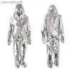 Clothing High Protective Quality 500 Degree Thermal Radiation Heat Resistant Aluminized Suit Fireproof Clothes firefighter uniform HKD230828