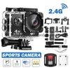 Câmera de ação ultra HD 4K / 30fps WiFi 2 polegadas 170D capacete subaquático à prova d'água Gravação de vídeo Câmeras esportivas Filmadoras ao ar livre HKD230828 HKD230828