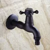 Bathroom Sink Faucets Brass Antique Oil Brushed Bibcock Black Outside Tap Washing Machine Faucet Toilet Bibcocks Copper Garden