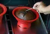 TEENRA 3PCS Red Silicone Big Top Cupcake Mold DIY Silicone Mold Baking Pan Non-stick Cupcake Pan Baking Tools HKD230828