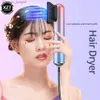 Sèche-cheveux électrique professionnel 3 en 1, Air chaud et froid, lumière bleue, ions négatifs, sèche-cheveux électrique, maison, voyage, Salon, Styler Portable Q230828