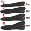 Shoe Parts Accessories EiD 39cm Invisible Height Increase Insole Cushion Lift Adjustable Cut Heel Insert Taller Support Absorbant Foot Pad 230826