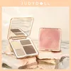 Blush Judydoll 3D Highlighter Contour Bronzer Palette Naken Makeup Natural Color Rendering Långvarig vattentät kosmetika 230828