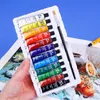 Markers 121824 Color Gouache Paint Set High Quality Artist Painting Professional Washable 612ML Student Exam Art Supplies 230826