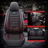 Coprisedili per auto Copertura per 206 301 307 308SW 4008 5008 2008 3008 Set completo Styling Accessori interni in pelle per auto universale