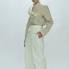 Женские блузки VII бренд VC Fashion Woman Blouse 2023 Осенняя одежда простая повседневная кубическая лацкана с длинным рукавом предложения