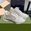 Designer Casual Sneakers Rhyton Veelkleurig Dames Heren Sneakers Trainer Vintage Echt Leer Chaussures Schoen Verhogen Platform Vrije tijd Sneaker Box 35-46