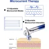 Ansiktsvårdsenheter 5D Microcurrent Massager Roller Vibration Lift V Beauty Skin Tool för anti -åldrande massage 230828