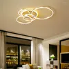 Światła sufitowe Nowoczesne powierzchniowe sypialnia salon oświetlenie domowe okrągłe światło światła Lampa LED