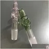 Pipes à fumer Colorf incurvé épais Pyrex brûleur à mazout tuyau Skl forme seau clous verre avec 14mm mâle femelle pour eau Bong Dab Rig Drop Dh7E4