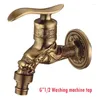 Bathroom Sink Faucets Brass Antique Bronze Bibcock Outside Tap Washing Machine Faucet Toilet Bibcocks Copper Garden