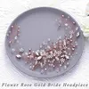 Vente chaude Argent Or Hairgrips Coiffes Baroque Strass Baroque Cristal Chapellerie De Mariée Cheveux Strass Bijoux De Mariage Accessoires De Cheveux Couronnes