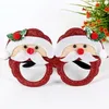 Occhiali natalizi glitter feste vacanze cornici 2024 decorazioni natalizie accessori costume occhiali per occhiali feste natalizie bomboniere hz0052