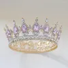 Fermagli per capelli Rosa Rosso Blu Ragazze Party Performance Wear Tiara Diademi da sposa da donna