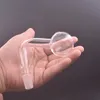 10 pièces XXXL taille 4 cm grosse boule verre tuyau d'huile bols 10mm 4mm 18mm mâle femelle verre brûleur à mazout tuyau Transparent clair tabac bol plié adaptateur de narguilé