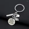 Keychains 1pc 교사는 교사의 날 선물을위한 작은 마음을 가르치는 데 큰 마음을 가르치는 데 큰 마음이 필요합니다.