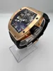 Luxury Miler med Box rostfritt stål Superclone y Automatiska mekaniska armbandsur Swiss Watches Rose Gold Men's Watch RM029 PS60