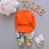 Kleidung Sets Herbst Winter Outfits Baby Mädchen Kleidung Sets Nette Säugling Sport Anzüge Mit Kapuze Reißverschluss Jacke T-shirt Hosen 3 stücke Jungen Kinder Kleidung x0828