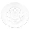 Plates Transparent Petal Fruit Plate Storage Tray Clear Plastic Dinner Acrylic Fruits Round Serving