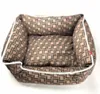 Classic Big and Small Dogs Type Dog Kennel Removable and Washable Warm Fashion Brand Pet Bed