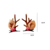Świąteczna dekoracja nakrętów Elk Corn Clip Akcesoria do włosów dla dzieci Hoop FY4340 0280
