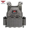 Mäns västar Yakeda Plate Tactical Vest Outdoor Hunting Protective Shoulder Justerbar Vest Airsoft Combat Military Equipment 230827